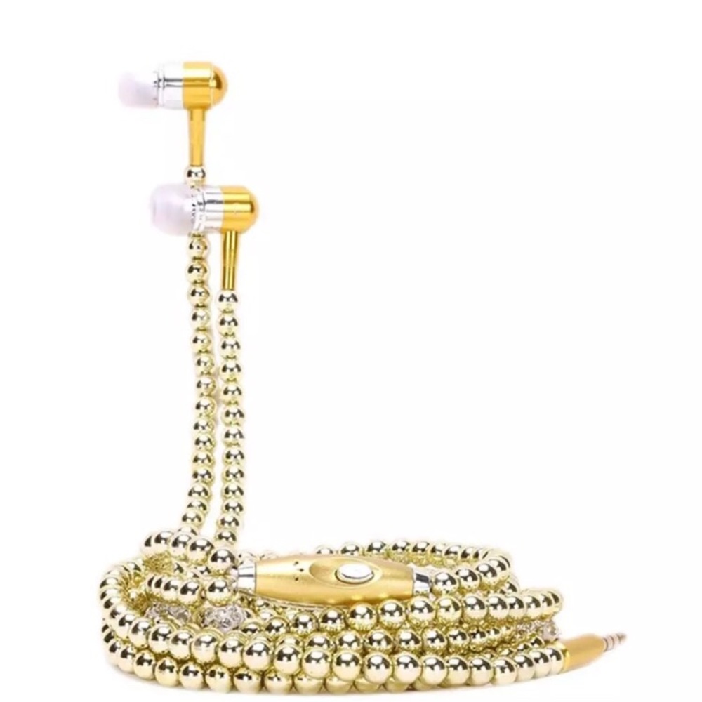 💋Gold Pearl Headphones💋